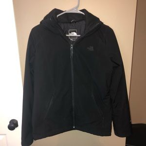 Women’s Northface down coat with detachable hood